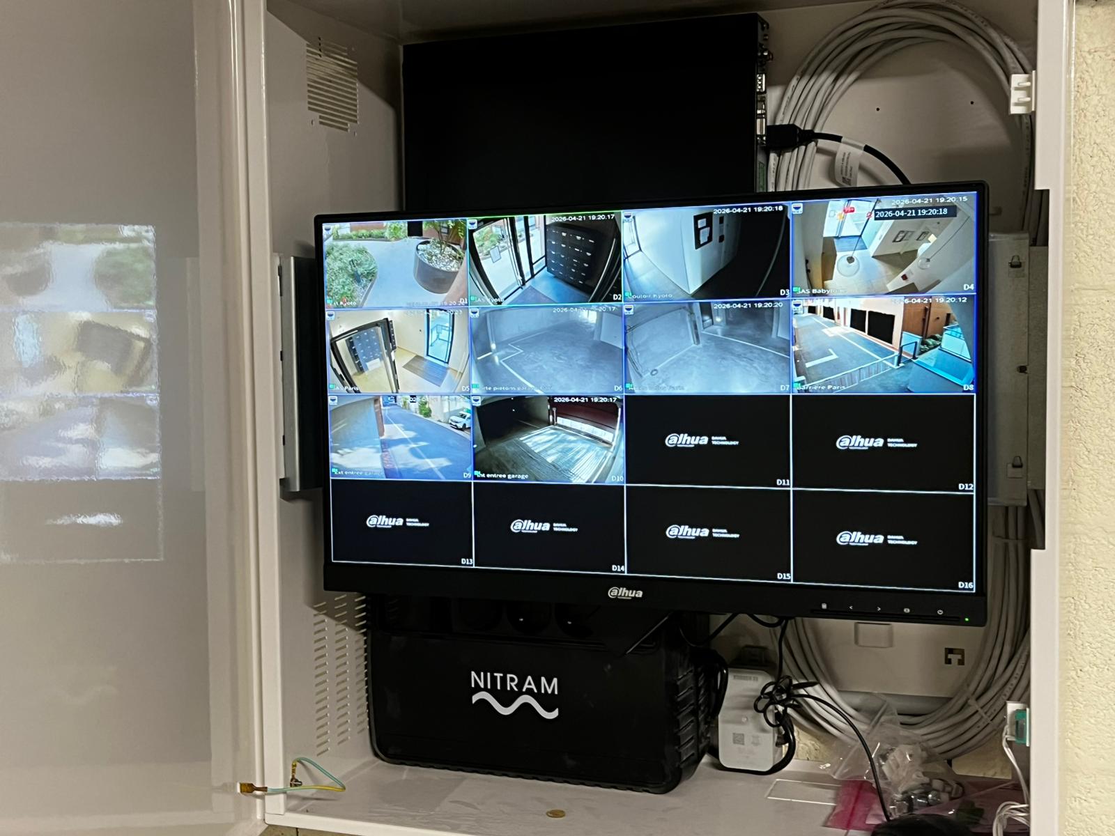 Installation vidéosurveillance